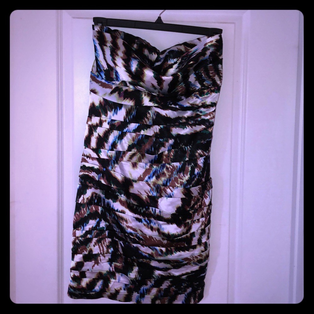 Sexy strapless party dress